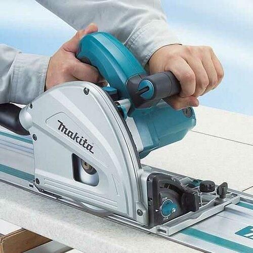 Профессиональная ручная погружная дисковая пила Makita SP6000 : 1300 Вт, 165мм, 55мм VSE SP6000 VSE фото
