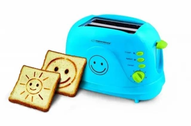 Тостер Esperanza EKT003 Smiley зелений (EKT003) Синій 0315 фото
