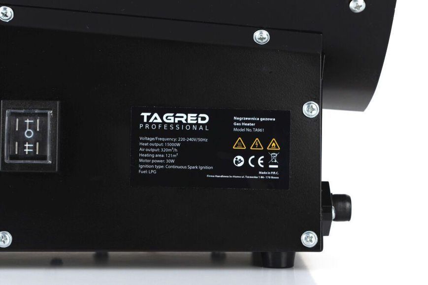 Газовий обігрівач TAGRED TA961 TA961 фото