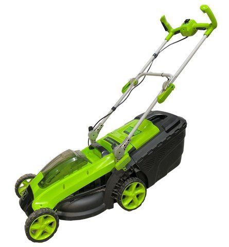 Аккумуляторная садовая газонокосилка для травы с корзиной Zipper ZI-RMRTR40V-AKKU 370 мм ZI-RMRTR40V-AKKU фото