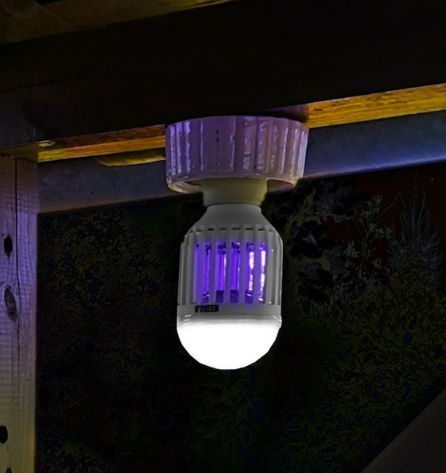 Антимоскітна світлодіодна лампочка Noveen IKN804 LED з цоколем Е27, Польща 983 985 фото