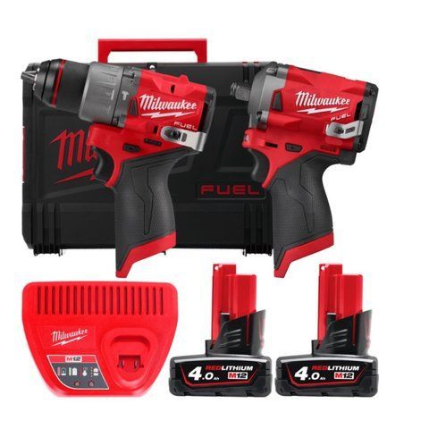Профессиональный набор аккумуляторного инструмента Milwaukee M12 FPP2H2-402X VSE 4933492512 VSE фото