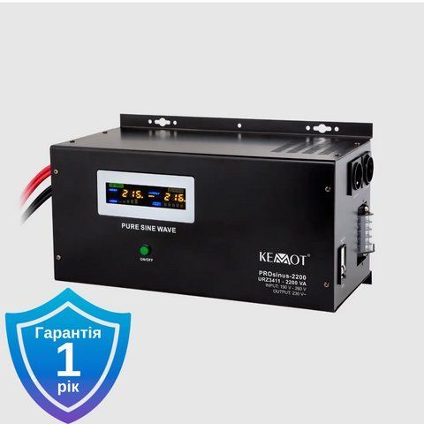 Блок аварийного электропитания Kemot URZ3411 PROsinus-2200W 12V 230V 2200VA/1600W 0660 фото