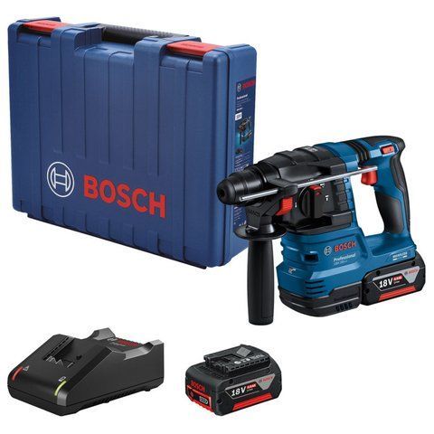 Профессиональный аккумуляторный перфоратор Bosch GBH 185-LI Professional : с АКБ 2шт-18V 4.0Ah + ЗП 0611924021 фото