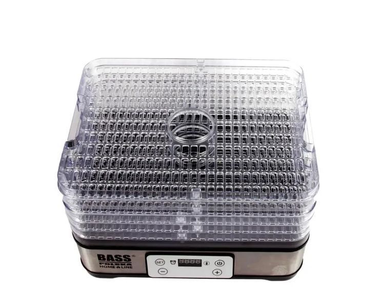 Сушарка для овочів і фруктів Bass Polska BH 10603 чорний 300 Вт з регульованими лотками (10603) 0431 фото