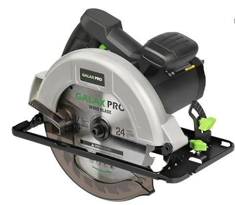 Мощная циркулярная пила GALAX PRO 76346-3 : 1400 Вт, диск 185 мм циркулярная пила 006774 фото