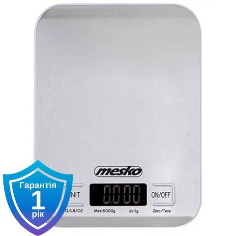 Ваги кухонні Mesko MS 3169 білі 5902934838818 фото