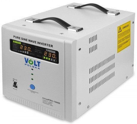 Источник бесперебойного питания ИБП преобразователь напряжения Volt Polska SINUS PRO 1500 E 12В/230В (1000/1500W) SINUS PRO 1500 E фото