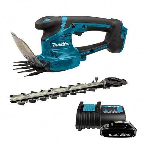 Профессиональные аккумуляторные ножницы-кусторез Makita DUM111SYX: с АКБ 18V 1.5 Ah, шина кустов/травы 200/110 DUM111SYX VSE фото