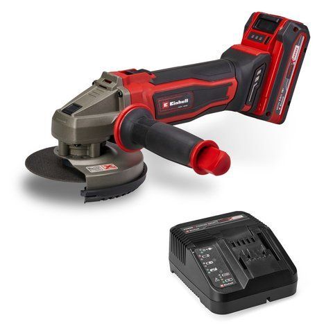 Шліфмашина кутова акумуляторна Einhell TE-AG 18/125-2 Li 1x4.0 Ah (4431190) 4431190 фото