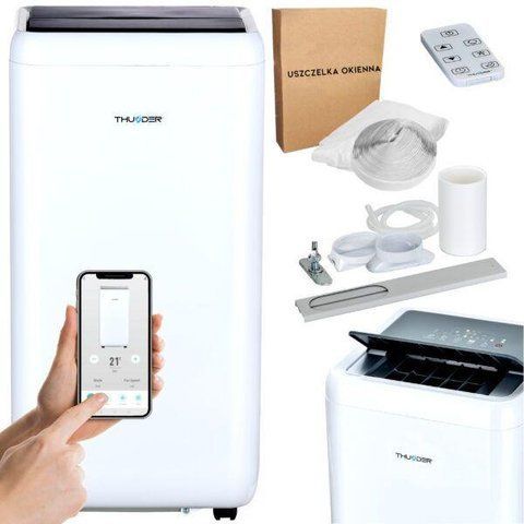 Портативний кондиціонер THUNDER ZYGNIT керування через Wi-Fi 3.52 кВт ZYGNIT фото