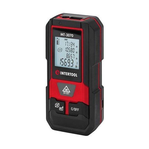 Професійний лазерний далекомір (дальномір) INTERTOOL MT-3070 : 20м електронна лазерна рулетка VSE MT-3070 фото