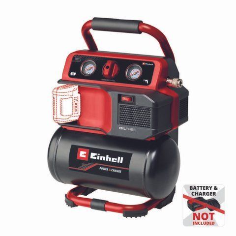 Акумуляторний портативний переносний компресор Einhell TE-AC 18/75 Li OF &mdash; Solo 75 л/хв 4020410 фото